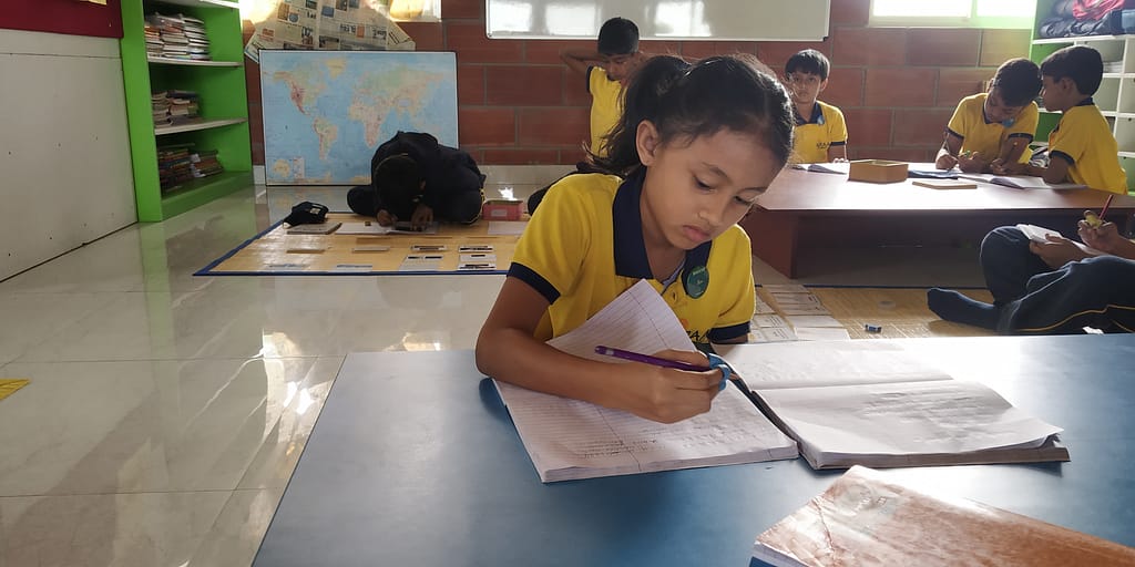 mathematics- Five Learning Areas of Montessori Classroom The Best Montessori Schools in South Bangalore best cbse school in bangalore