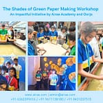 "Shades of Green" – Paper Making Workshop at Airaa Academy | The Best CBSE School in Kengeri in Bangalore The “Shades of Green” - Paper Making Workshop, an Impactful Initiative by Airaa Academy and Oorja – The Best CBSE School in Kengeri in Bangalore – The Best Montessori School in South Bangalore