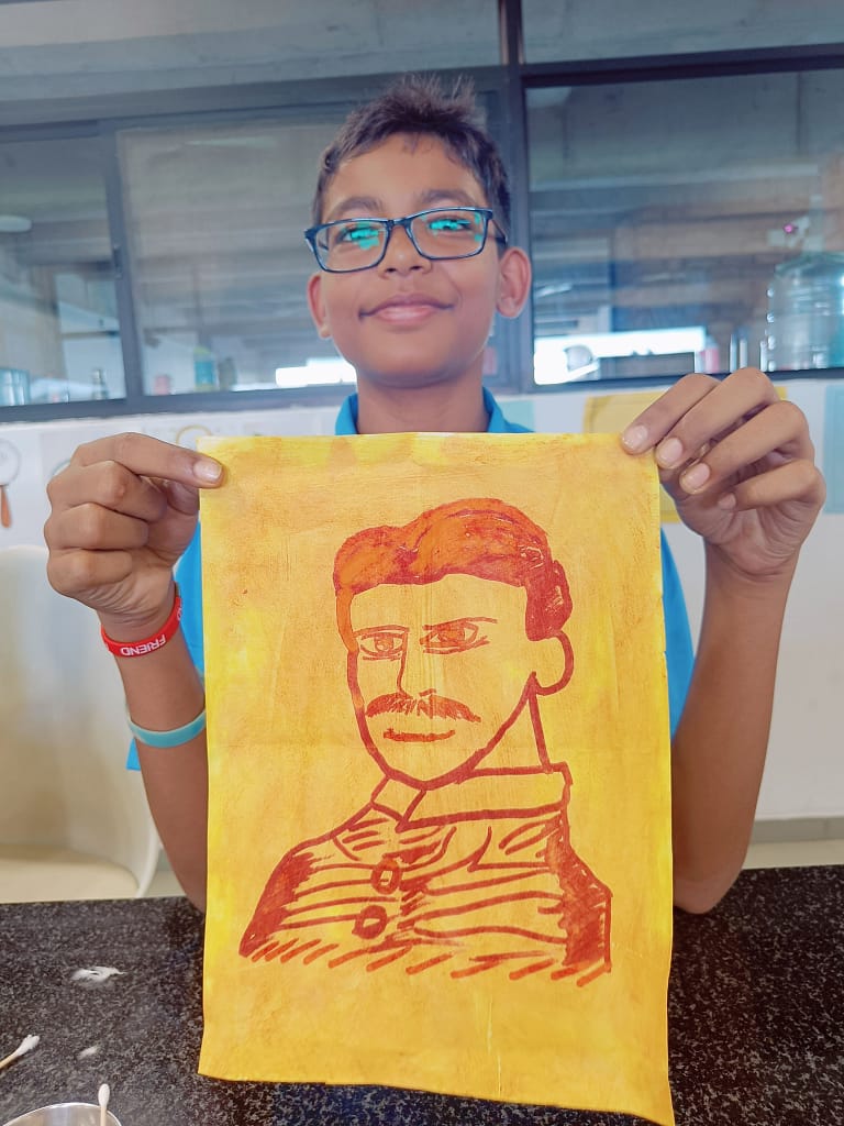 turmeric activity - airaa academy - best cbse school in Bangalore - airaa academy is best montessori school in south bangalore