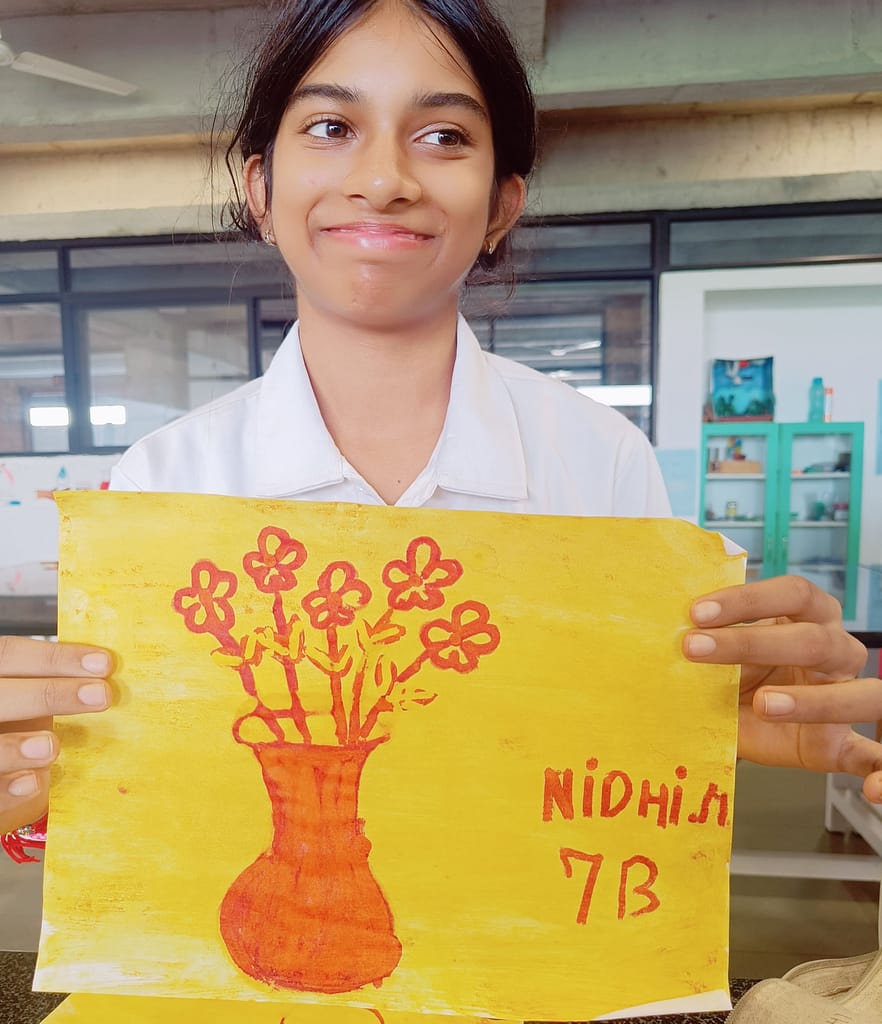 turmeric activity - airaa academy - best cbse school in Bangalore - airaa academy is best montessori school in south bangalore