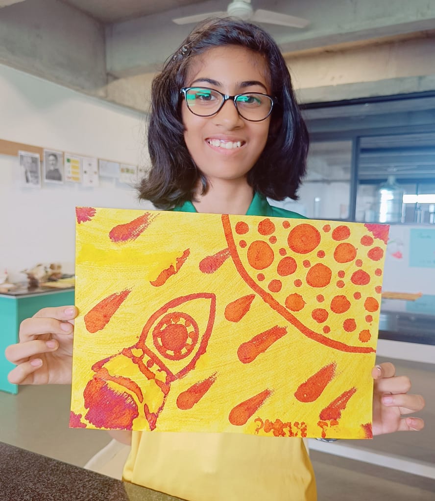 turmeric activity - airaa academy - best cbse school in Bangalore - airaa academy is best montessori school in south bangalore