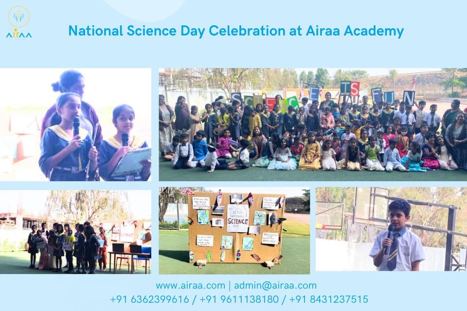 National Science Day Celebration at Airaa Academy – The Best CBSE School in Jayanagar in Bangalore