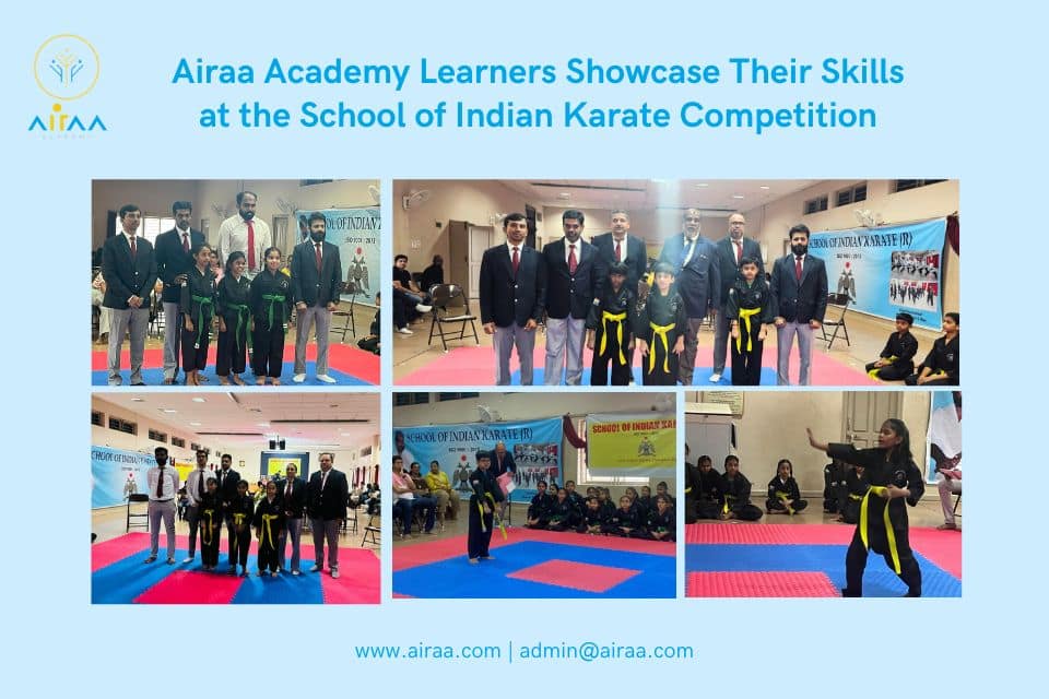 Karate competition - airaa academy is best cbse school in kanakapura road in bangalore - best cbse school in bangalore