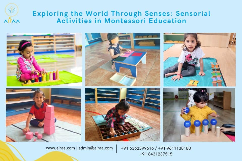 Sensorial Activities in Montessori Education – The Best Montessori School in Bangalore