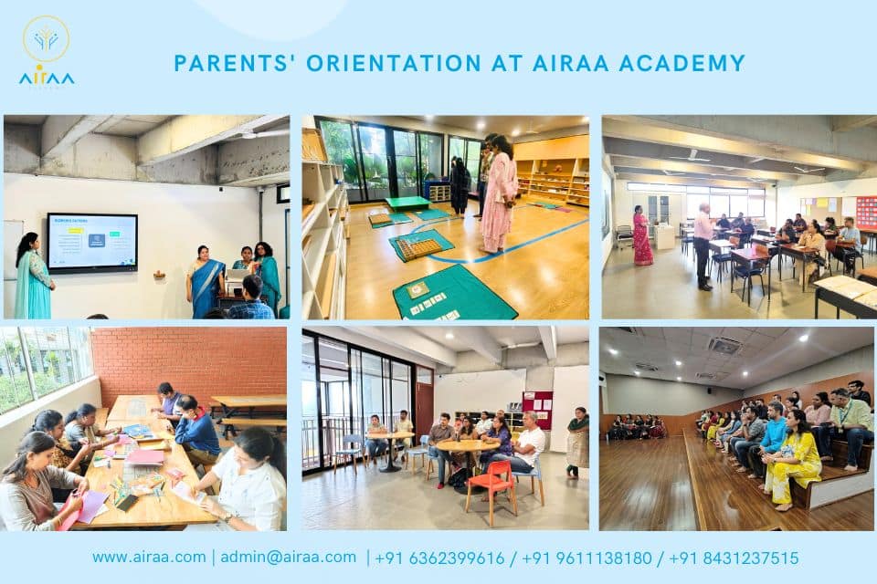Airaa Academy recently hosted its Parents’ Orientation Program to strengthen collaboration between parents and facilitators, setting the tone for a fruitful and engaging Academic Year 2025–26. Best CBSE Affiliated School in Bangalore